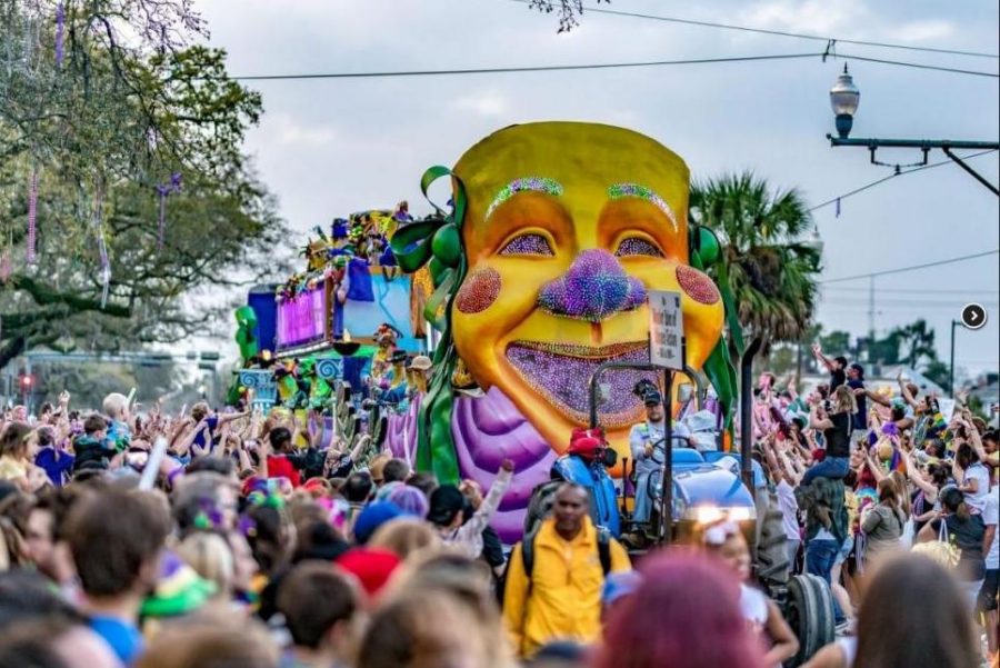 Floats used in the Mardi Gras parade
Photo Credit: Kern Studio