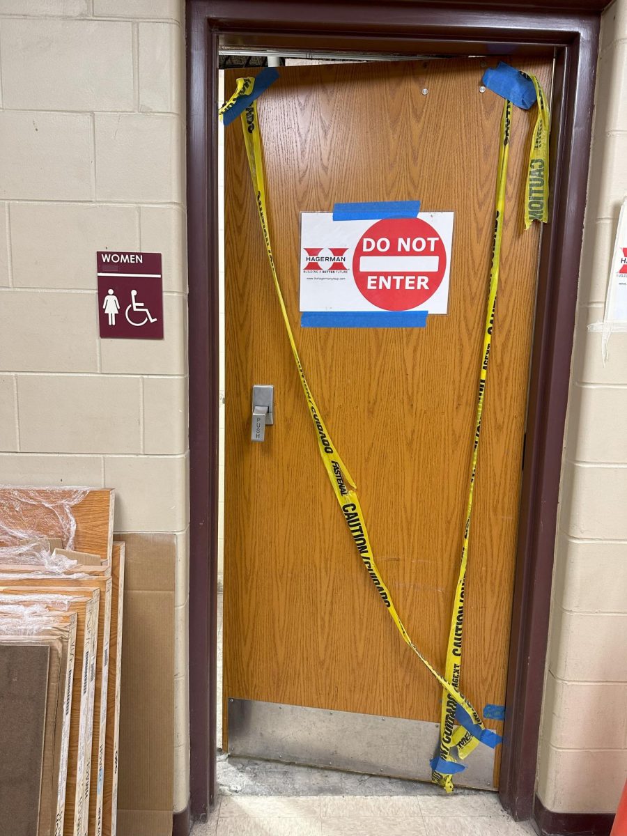 When this bathroom outside the cafeteria closed, lines in the others grew.