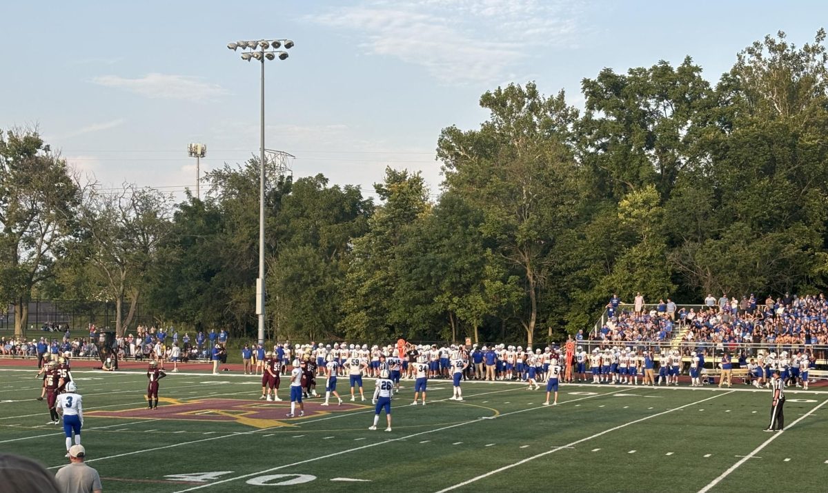 Brebeuf takes on Chatard in their opening game of the football season. The Braves fell short once more, as they have only beaten Chatard in football three times in the two schools' history.